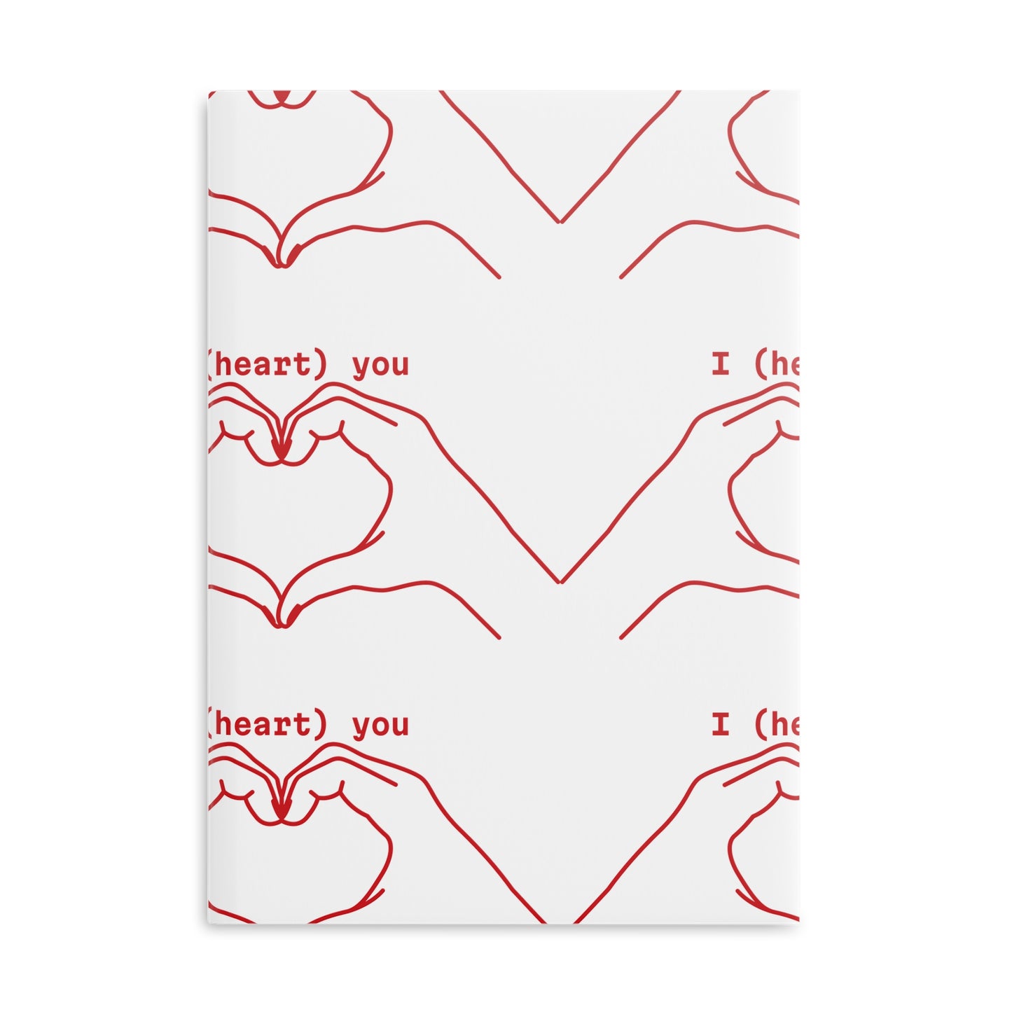Y2KXROSES: I (Heart) You Hardcover Notebook - Adorable Puffy Cover for Love Notes and Journaling