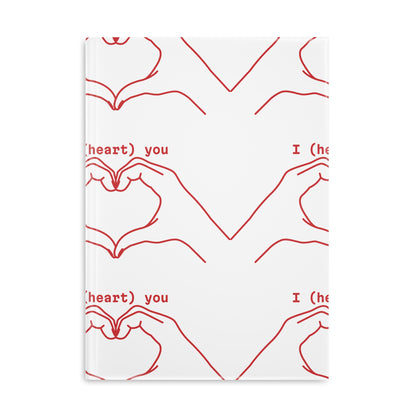 Y2KXROSES: I (Heart) You Hardcover Notebook - Adorable Puffy Cover for Love Notes and Journaling