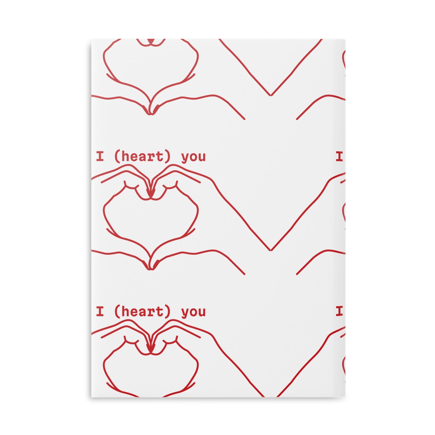 Y2KXROSES: I (Heart) You Hardcover Notebook - Adorable Puffy Cover for Love Notes and Journaling