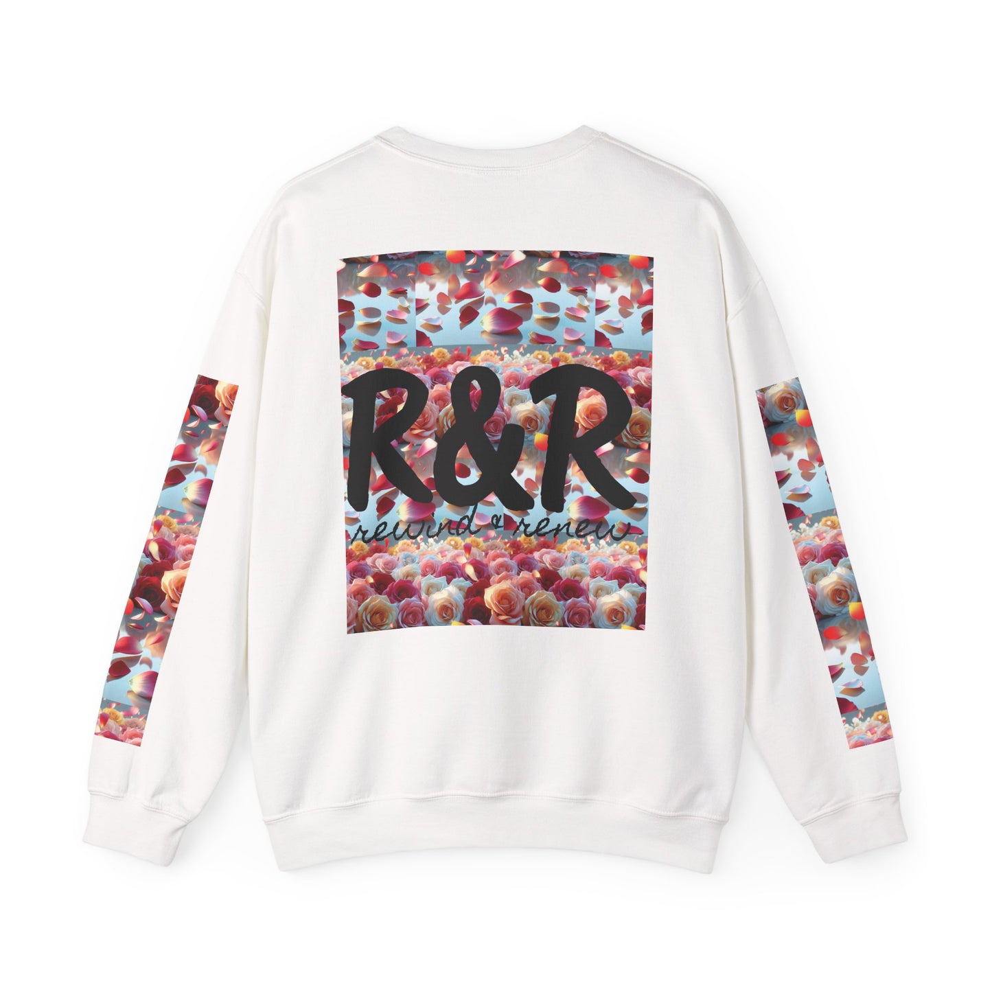 R & R: Y2k roses sweatshirt