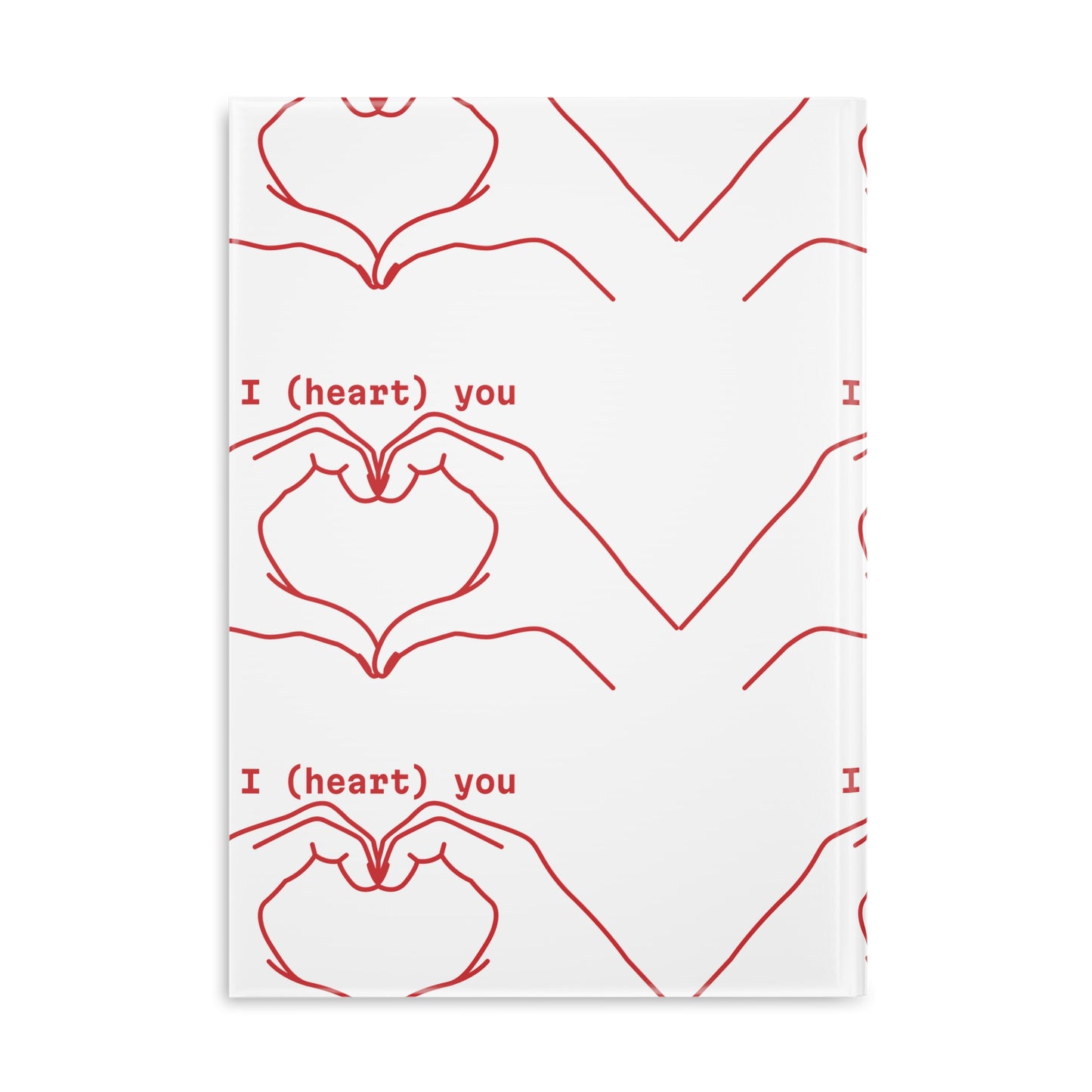 Y2KXROSES: I (Heart) You Hardcover Notebook - Adorable Puffy Cover for Love Notes and Journaling